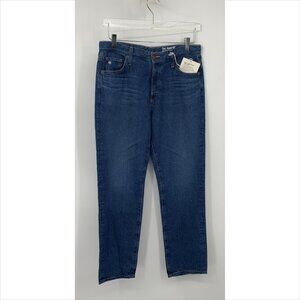 AG Adriano Goldschmied Isabelle high waist straight leg crop jeans women new 27